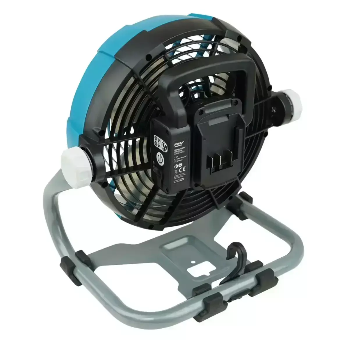Ventilator cu acumulator 9" / 230 mm, 360°, 18V DEDRA SAS+ALL DED7074 [4]