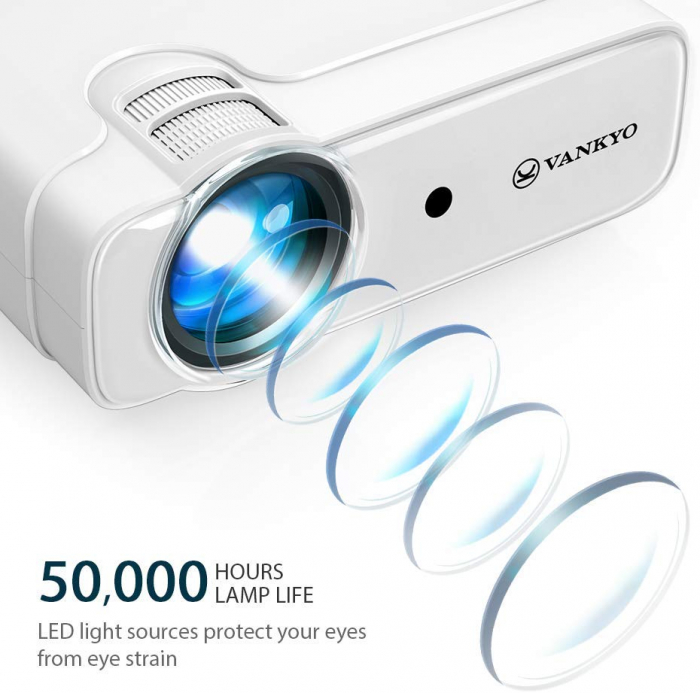 Videoproiector Vankyo  Leisure 430, 4000 Lumeni, LED, HDMI, SD, AV, VGA, USB, Geanta de transport, Telecomanda, Cablu HDMI [5]