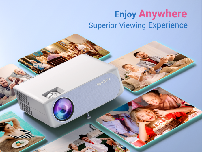 Videoproiector VANKYO Performance V630W, 6000 Lumeni,Wifi,  Native 1080p, LED, HDMI, VGA, AV, USB, Geanta de transport, Telecomanda, Cablu HDMI - Resigilat [2]
