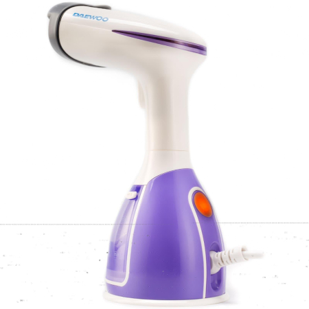Aparat de calcat vertical cu abur Daewoo DGS1500P, 1500 W, 280 ml, Abur 60 gr/min, Alb/Mov [2]