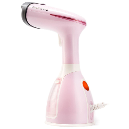 Aparat de calcat vertical cu abur Daewoo DGS1500PK, 1500 W, 280 ml, Abur 60 gr/min, Alb/Roz [2]
