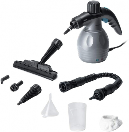 Casa si Gospodarie - Aparat de curatat cu abur Cecotec HydroSteam 1030 Active, presiune maxima 3 bari, putere 1000W, Debit de abur 30g min