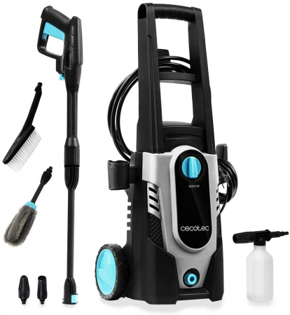 Aparate de spalat cu presiune - Aparat de spalat cu presiune Cecotec HidroBoost 1600 HomeCar, Accesorii incluse, 135 BAR, 426 L h ,1600 W