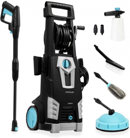 Aparate de spalat cu presiune - Aparat de spalat cu presiune Cecotec HidroBoost 2400 HomeCar, Accesorii incluse, 180 BAR, 480 L h ,2400 W
