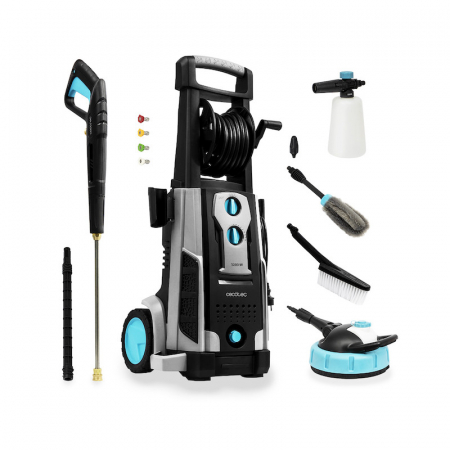 Aparate de spalat cu presiune - Aparat de spalat cu presiune Cecotec HidroBoost 3200 Induction Pro, 225 BAR, 540 L h , 3200 W - Accesorii incluse