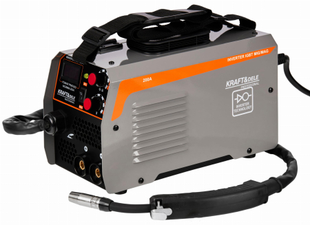 Sudura si accesorii - Aparat de sudură cu invertor MIG/MMA 200A, Kraft&Dele KD1788
