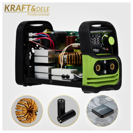 Aparat de sudură cu invertor MMA, TIG LIFT, VRD , 330A, Kraft&Dele KD1783 [9]