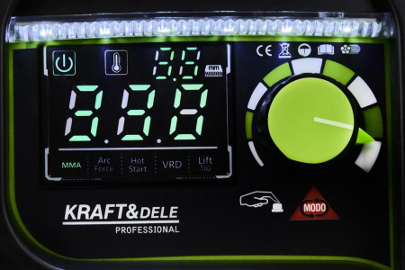 Aparat de sudură cu invertor MMA, TIG LIFT, VRD , 330A, Kraft&Dele KD1783 [6]