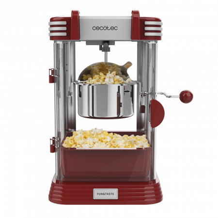 Electrocasnice - Aparat pentru popcorn, Cecotec FunTaste P  Corn Classic, 300W, inox, lumina interna