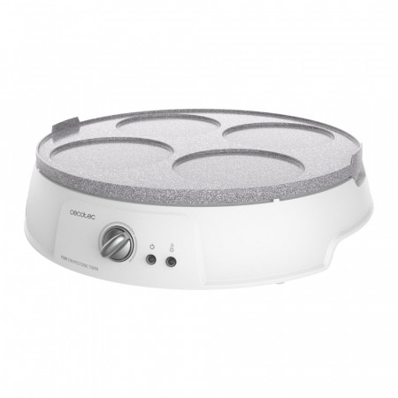 Casa si Gospodarie - Aparat pentru preparat clatite CECOTEC 8008, placa reversibila,1200W, Diametrul placii 30cm,alb