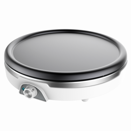 Electrocasnice - Aparat pentru preparat clatite Cecotec Fun Crepestone XL INOX, 38 cm, 1350 W - Resigilat