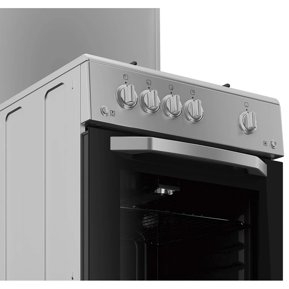 Aragaz ARCTIC, 4 arzatoare, Gaz, L 50 cm, argintiu, AGM5501FLS [2]
