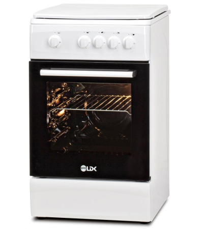 Aragaz LDK 5060 WH RMV NG, Gaz, 4 Arzatoare, Siguranta, Capac metalic, Alb [2]