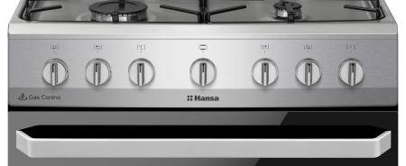 Aragaz mixt Hansa, cuptor electric, 60 cm, 4 arzatoare, programator, 8 functii, grill, ventilator, aprindere electrica, siguranta, sertar depozitare, fara capac, 62 L, clasa A, inox FCMX6810092 [2]