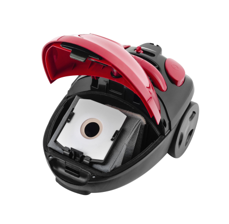 Aspirator Daewoo cu sac de hartie RC-230R-3, 700 W, capacitate sac 2 litri, cotrol putere variabil, tub telescopic, furtun rotativ 360 grade, Rosu [4]