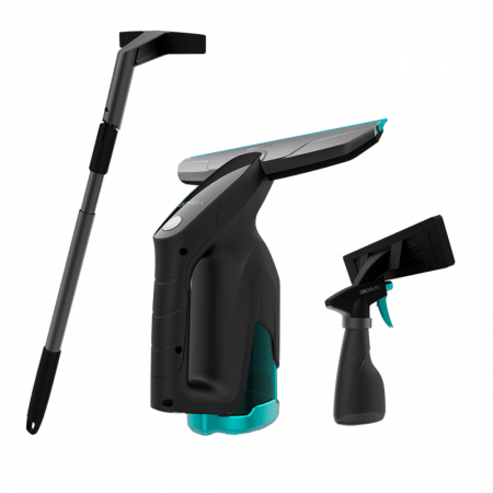 Aspiratoare - Aspirator de curatat geamuri Cecotec  3in1 Conga Popstar Glass Titanium 100 ml, 40 Min