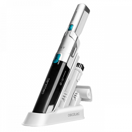 Aspiratoare - Aspirator de mana portabil CecotecConga Rockstar Micro 6000, 2 moduri Eco Turbo, Ciclonic, Baterie detasabila Li-Ion, 2000 mAh, 90W