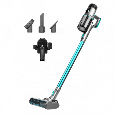 Aspiratoare - Aspirator vertical 3 in 1 Cecotec Conga RockStar 880 X-Treme, Putere 480W, 37V Li-Ion, 30kPa, Autonomie 100min, Rezervor 700ml