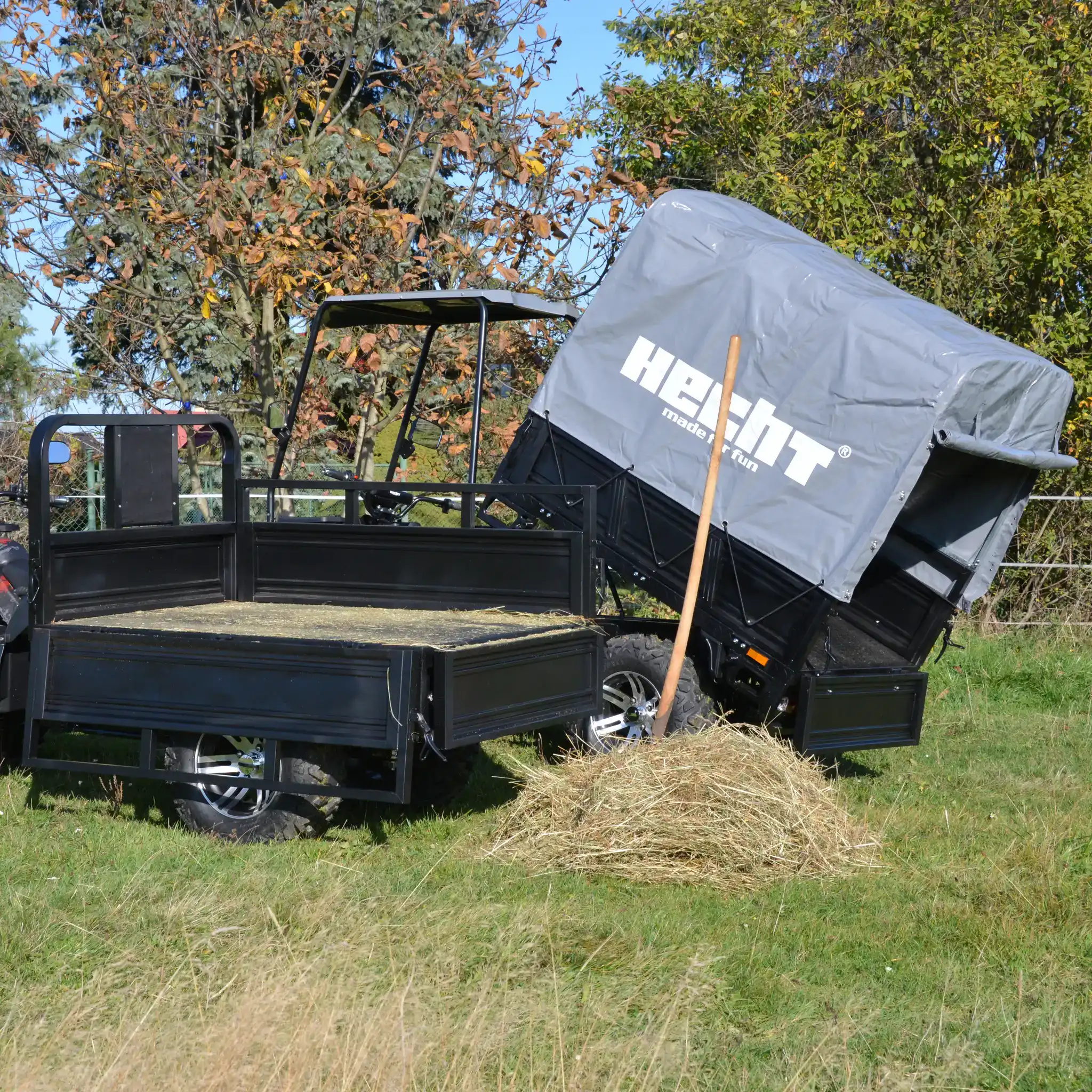 ATV electric CARGO, omologat, 3000 W, 72 V / 62 Ah, viteza max 50 km/h, HECHT CARGO [8]