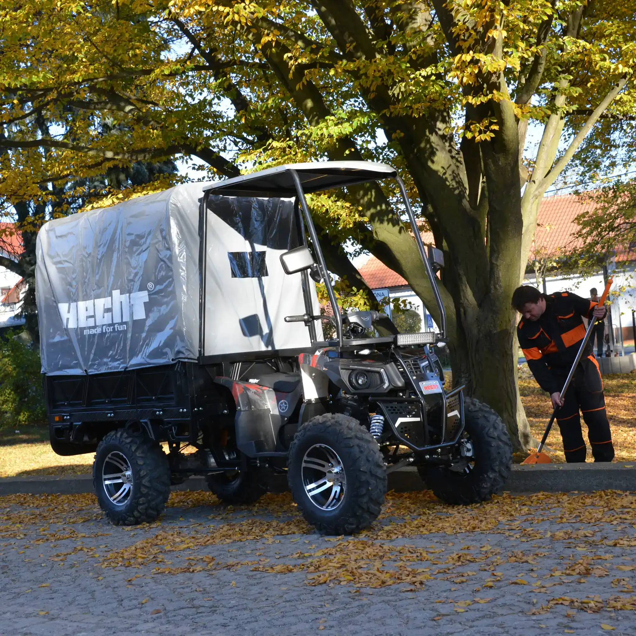 ATV electric CARGO, omologat, 3000 W, 72 V / 62 Ah, viteza max 50 km/h, HECHT CARGO [9]