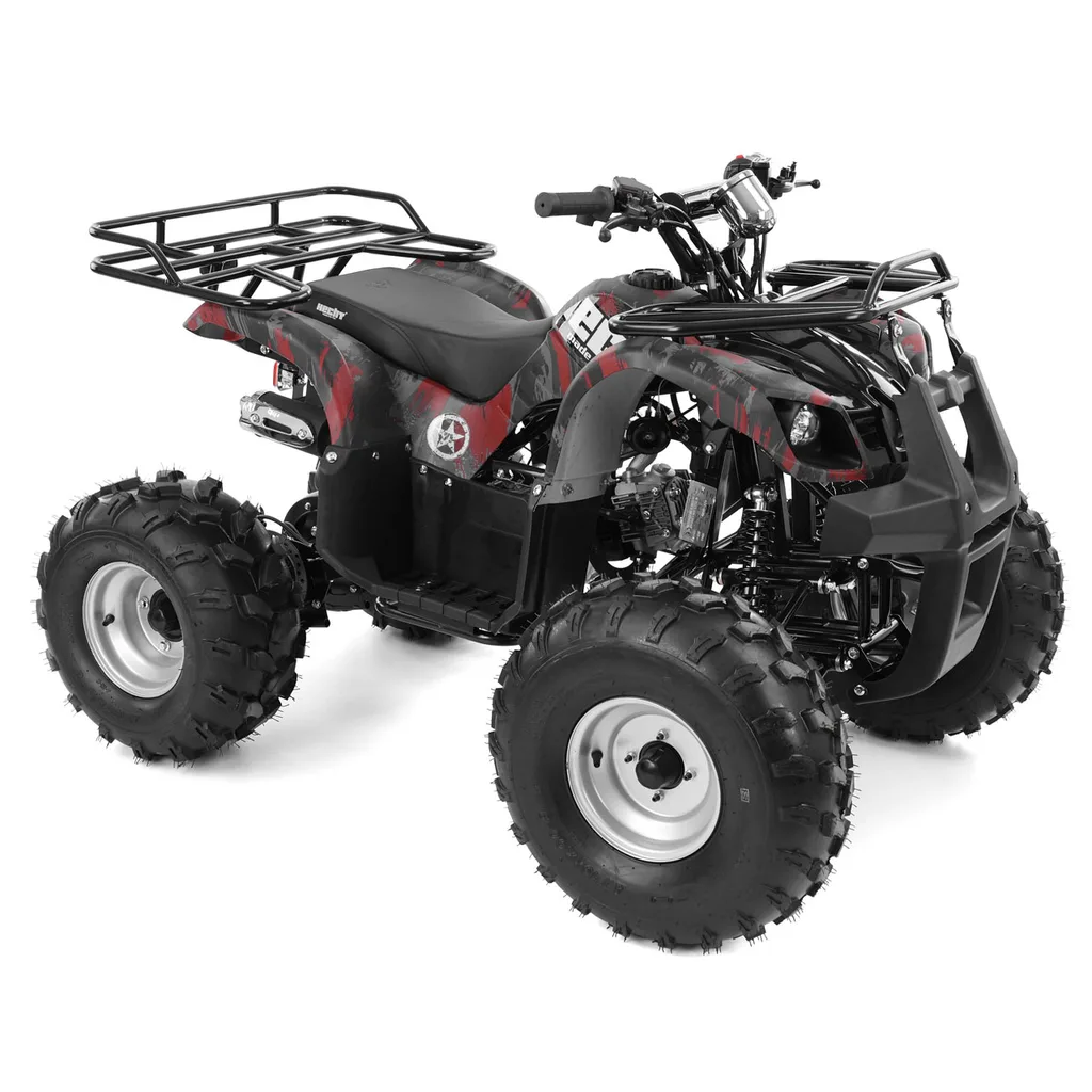 Timp liber - ATV pe benzina, 125 cmc,  8.1 CP, 50 km/h, ambreiaj automat, pornire electrica, Hecht 56126 HURRON