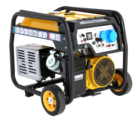 Generatoare - Automatic Generator curent monofazat, 230V, 5.5kW, benzină, conector ATS, multistart, autonomie pana la 20h Stager FD 6500ER