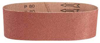 Accesorii scule electrice - Banda abraziva 75x533mm, K80 - set 3 buc