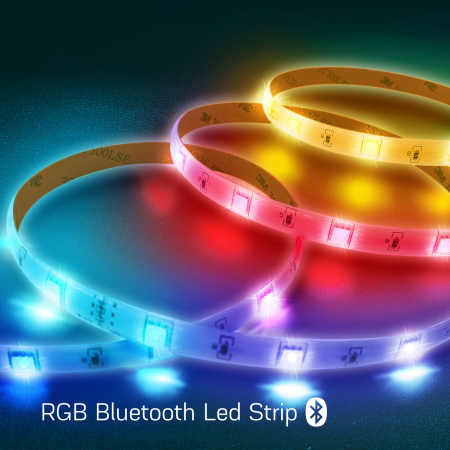 Banda LED Nous RGB F6, 5m, Bluetooth, control aplicatie [3]