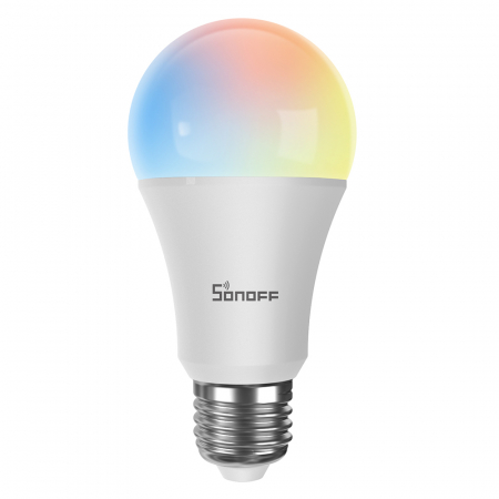 Casa si Gospodarie - Bec LED Smart Sonoff RGB B05-BL-A60, WiFi+Bluetooth, Putere 9W, 806 LM, Control aplicatie