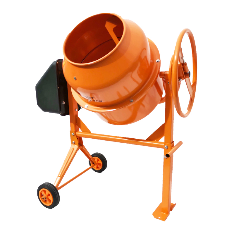 Betoniere - Betoniera 550W, volum cuva 120L, pinion si coroana din fonta, 45Kg, Breckner Germany BK98320