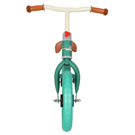 Bicicleta fara pedale pentru copii 80x40x57 cm, reglabila, roti din spuma, 1.8 kg, turcoaz [2]