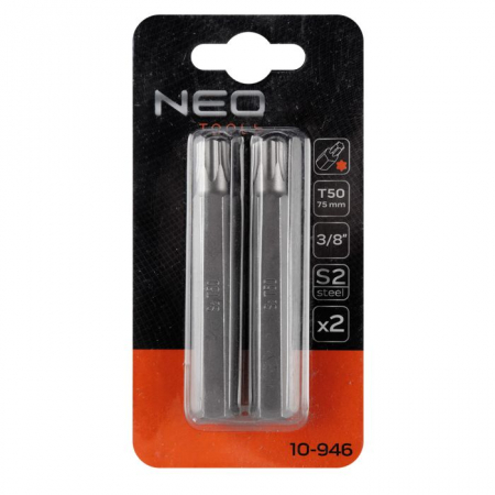 Bit Torx T50x75mm, S2 -2 buc 10-946 NEO [1]