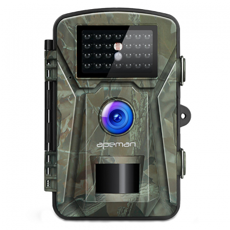 Camere Video Sport - Camera de vanatoare Apeman H45 senzor de miscare , 16 MP, full HD, 2.4   LCD , 940nm, night vision , 26 senzori infrarosu