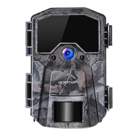 Camere Video Sport - Camera de vanatoare Apeman H55 senzor de miscare , 20 MP , full HD , 2.0   LCD , 850nm, night vision , 40 senzori infrarosu