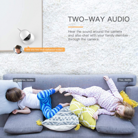 Camera supraveghere Wireless Apeman ID73, Full HD, Infrarosu, Alarma, Conectare Telefon [3]