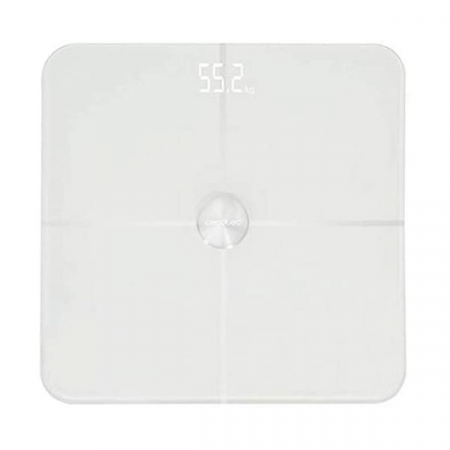 Ingrijire personala - Cantar corporal Smart Cecotec Surface Precision 9600, Display LED, 10 valori masurate, BMI, Alb