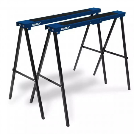 Construcții - Capre metalice 2 buc, sarcina 250 kg, inaltime 78 cm DEDRA N110