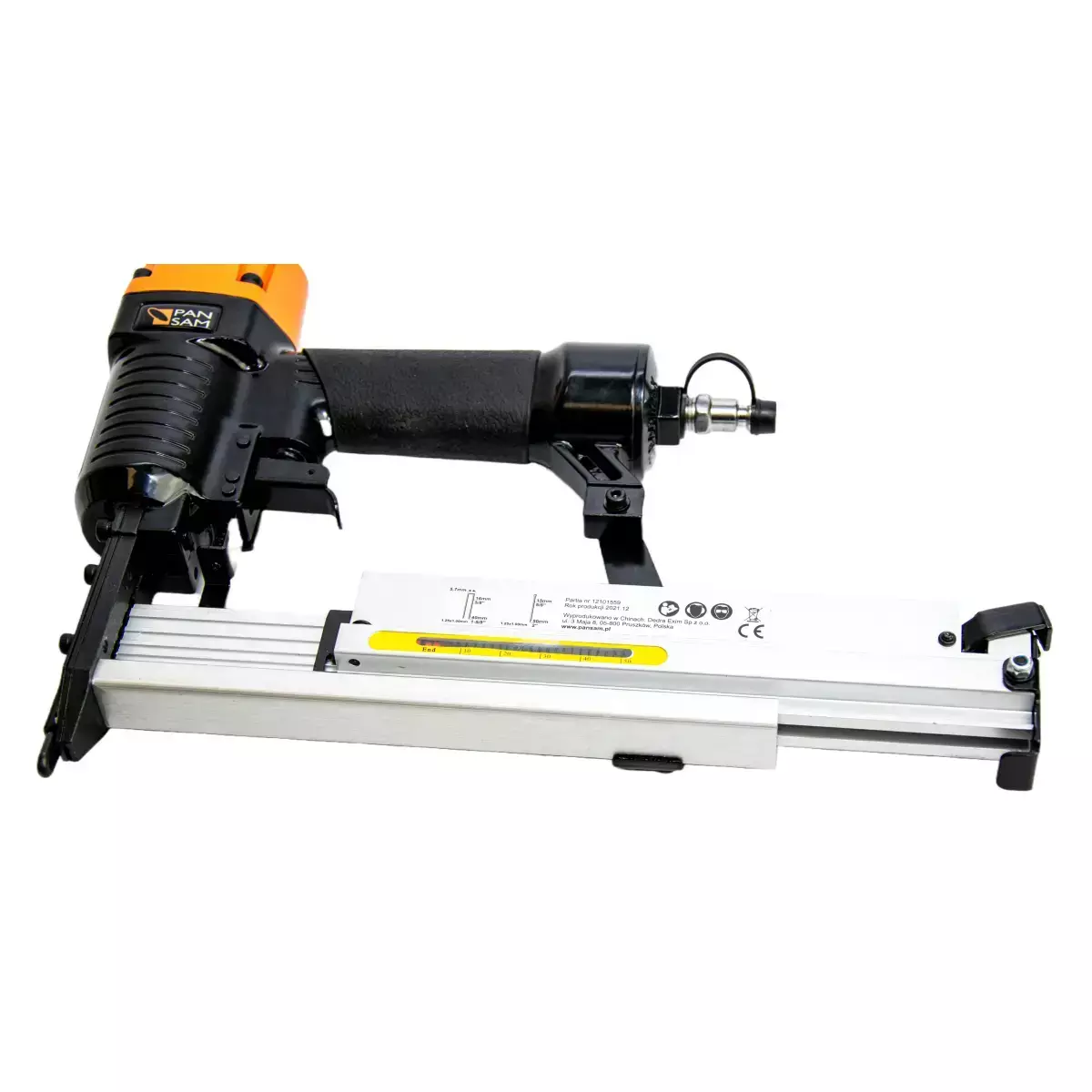 Capsator pneumatic 2 în 1 (capse si cuie) 16-40 mm, capse Tip 90, cuie Tip GA18, PANSAM A533152 [6]
