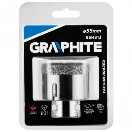 Carota diamantata 55 mm x M14 55H313 GRAPHITE [1]