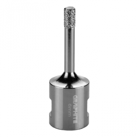Freze si carote - Carota diamantata 6mm x M14 GRAPHITE 55H300