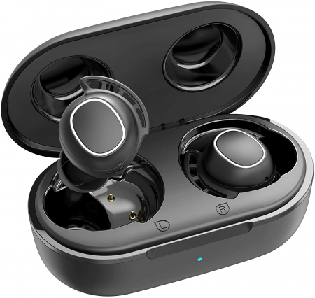 Casti - Casti audio In-Ear Mpow M30 TWS, Bas Clar, IPX8, 25 ore, USB-C, True Wireless, Bluetooth 5.0, TWS