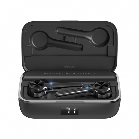 Casti Bluetooth 5.0  True Wireless Blitzwolf BW-FYE6, TWS, Dual Dynamic Driver, timp mare de functionare [2]