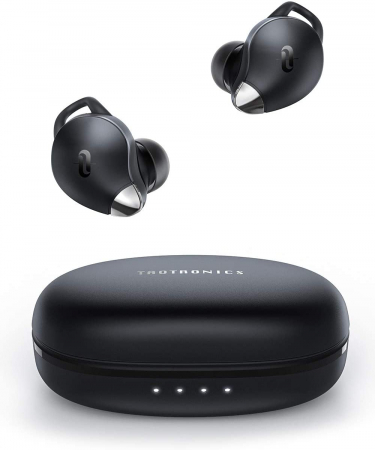 Casti - Casti wireless TaoTronics SoundLiberty 79 TWS, sunet puternic si clar,  Smart AI Noise Reduction Technology, 30 ore, IPX8, USB-C
