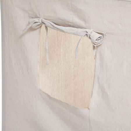 Casuta copii Atmosphera Safari, lemn de pin si panza textila, 77x115 cm, bej [3]