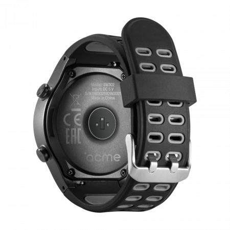 Ceas smartwatch Acme SW302, HR, GPS, Black [1]