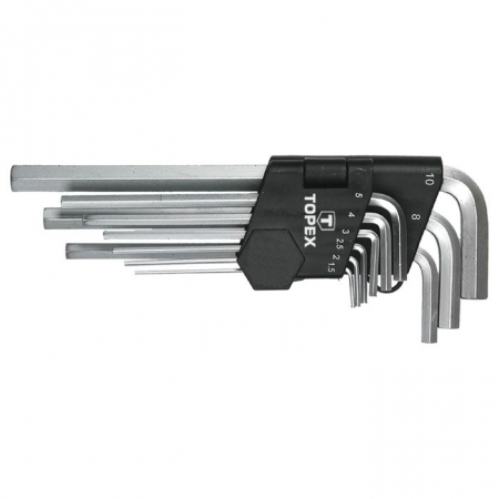 Imbusi - Chei imbus 1.5-10 mm, 9 buc -set 35D956 TOPEX