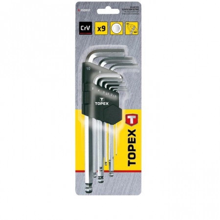 Chei imbus 1.5-10 mm, 9 buc -set 35D957 TOPEX [1]