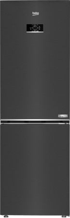 Electrocasnice - Combina frigorifica Beko, No Frost, 316 L, 186.5 H, Clasa energetica E, Dark Inox