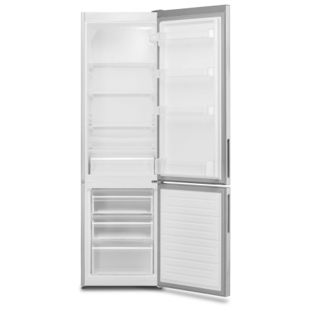 Combina frigorifica LDK CF-300IX, Capacitate 288 l, Less frost, Termostat reglabil, Iluminare LED, H 180 cm, Argintiu [1]