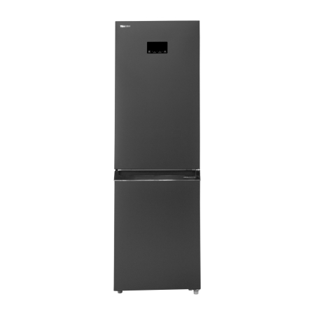 Electrocasnice Mari - Combina frigorifica Toshiba GR-RB449WE-PMJ(06), 338 L, Clasa E, No Frost, Afisaj LED, Control electronic, Iluminare LED, Gri antracit